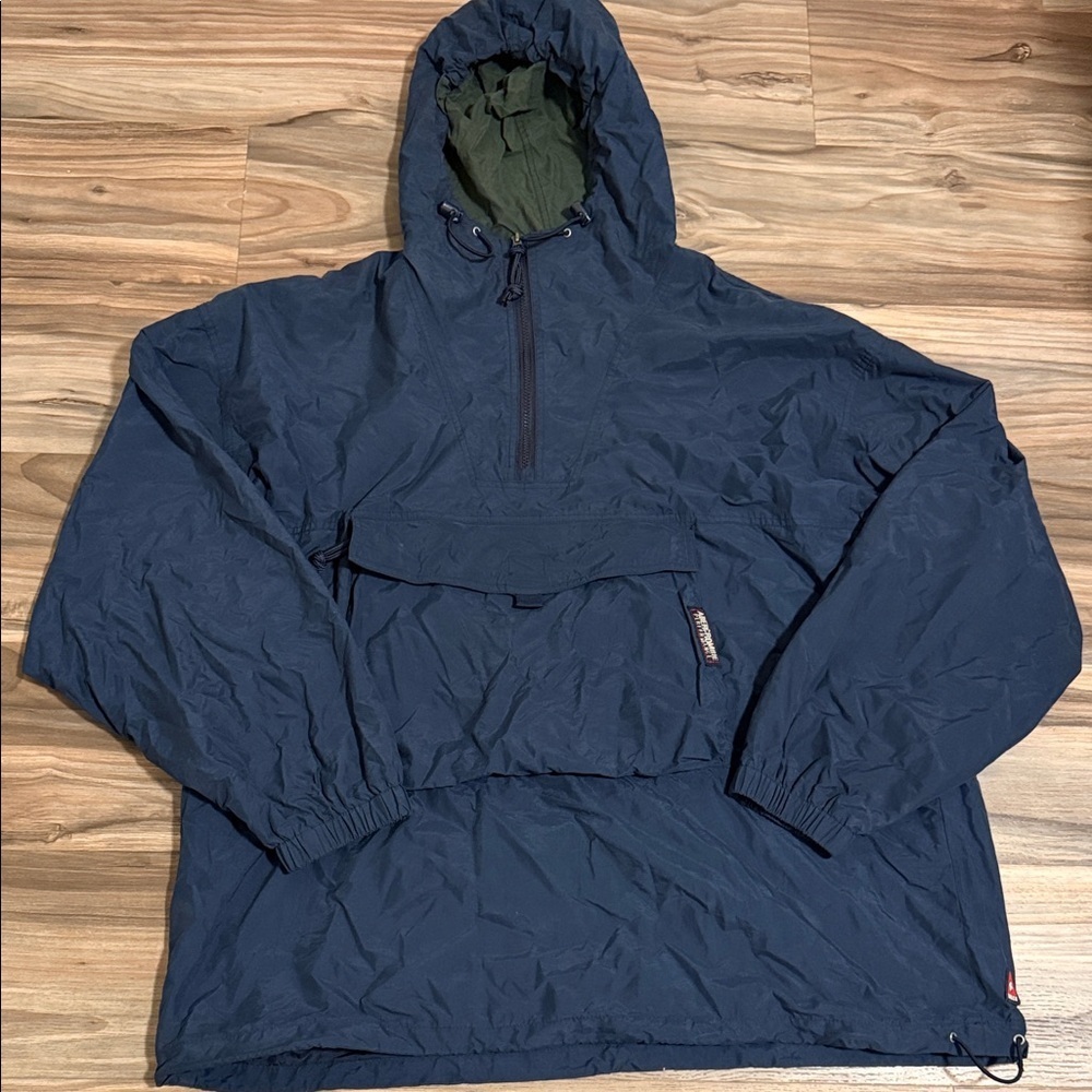 Vtg. 90s Abercrombie & Fitch Blue Oversized Anorak Pullover Jacket Men’s XL